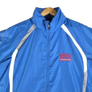 Office Depot Foundation North End Windbreaker Jacket Mens Size Large Blue